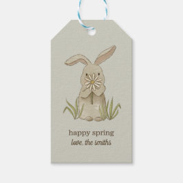 Vår Bunny Personlig Gift Märkres Presentetikett