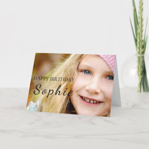 Vår Bunny Princess Turns 5! Cute Birday Card Tack Kort