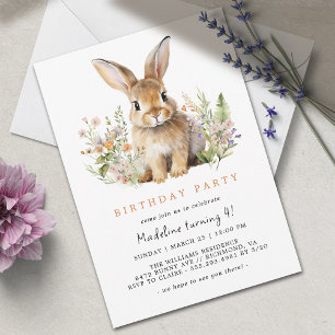 Vår Bunny Rabbit Kasta alla ålders flickor från Inbjudningar