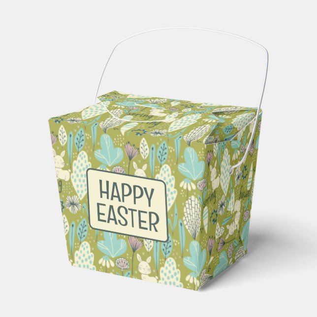 Vår Bunny Rabbit Nature Presentaskar (Framsidan Sidan)