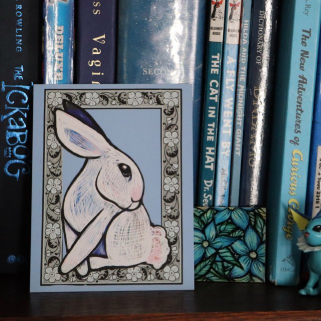 Vår Bunny Rabbit Påsk Ostara Vykort (Skapare uppladdad)