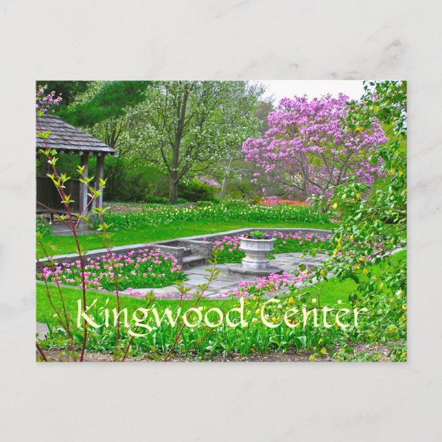 VÅR BURSTS FORTH IN BEAUTIFUL FÄRG" VYKORT (Framsida)