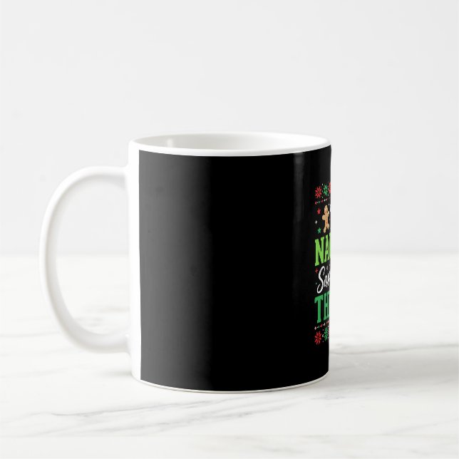 Var busig spara tomten rolig jul SVG Kaffemugg (Vänster)