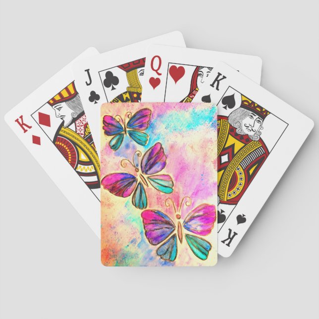 Vår Butterflies-kort Casinokort (Baksidan)