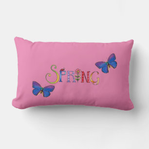 Vår Butterflies Lumbar Pillow Lumbarkudde
