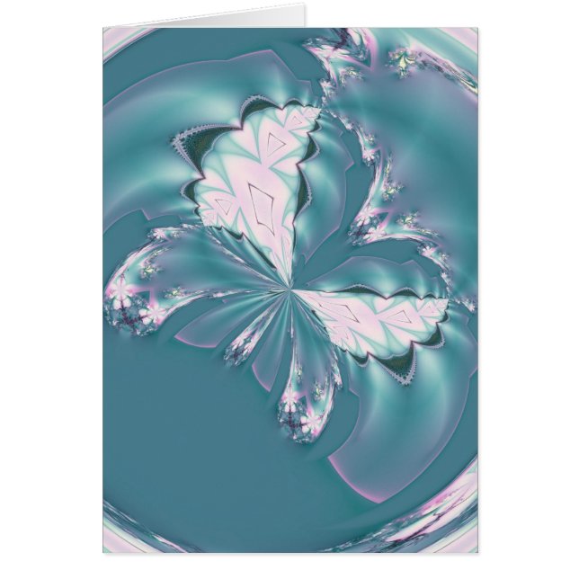 Vår Butterfly Hälsningskort (Framsidan)