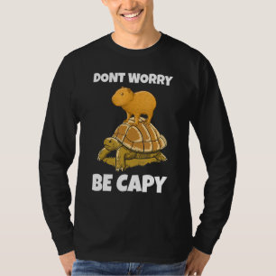 Var Capy jag Funny Capybara på Turtle T Shirt
