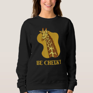 Var Cheeky Giraffe Smiles och Winks Smiling and Wi T Shirt