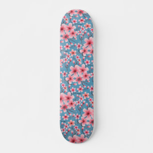 Vår Cherry Blommars blue Skateboard