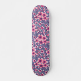 Vår Cherry Blommars deep lilac Skateboard