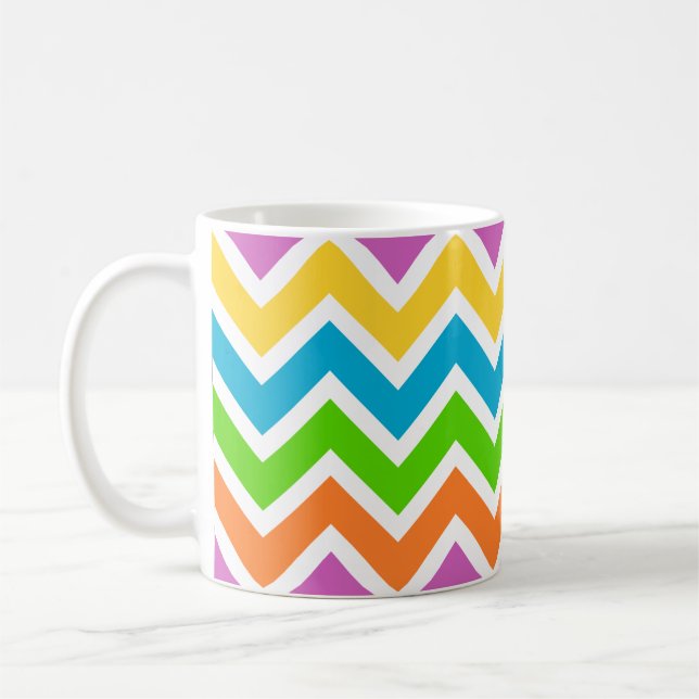 vår-chevron-kaffekopp kaffemugg (Vänster)