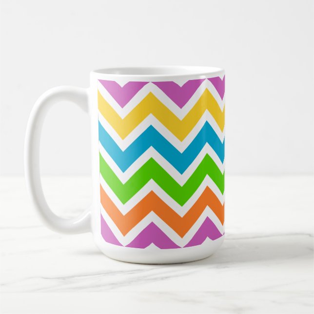 vår-chevron-kaffekopp kaffemugg (Vänster)