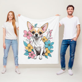 Vår Chihuahua Fleecefilt