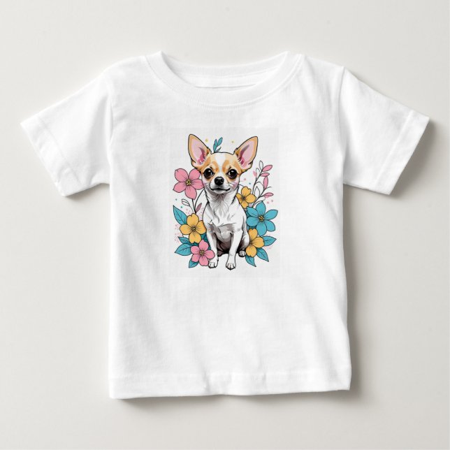Vår Chihuahua T Shirt (Framsida)