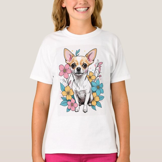 Vår Chihuahua T Shirt (Framsida)