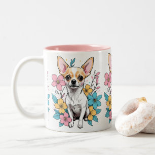 Vår Chihuahua Två-Tonad Mugg
