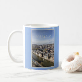 Vår Cityscape Namur, Belgien Kaffemugg