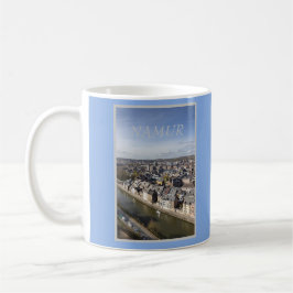 Vår Cityscape Namur, Belgien Kaffemugg