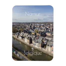 Vår Cityscape Namur, Belgien Magnet