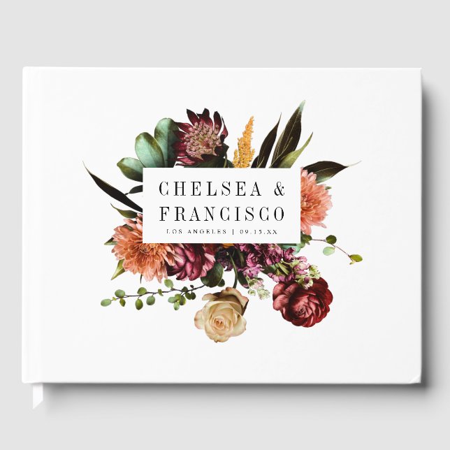 Vår Colorful Bröllop Gästböcker (Framsida)