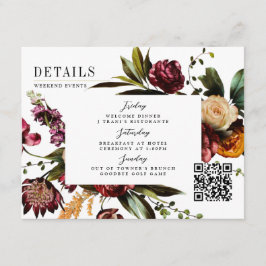 Vår Colorful Bröllop Tilläggskort