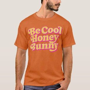 Var Coola Honung Bunny Retro 70-talets Stil design T Shirt