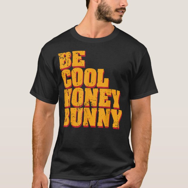 Var Coola Honung Bunny T Shirt (Framsida)