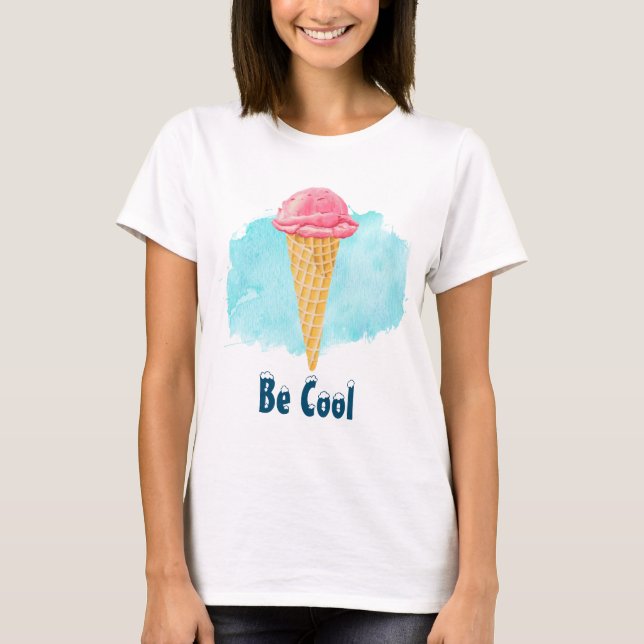 Var Coola Ice Cream Cone Tee (Framsida)