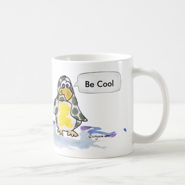 Var Coola Tecknad Penguins Mugg (Höger)