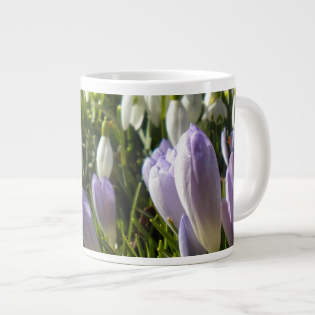 Vår Crocus Specialty Mugg Jumbo Mugg (Framsida höger)