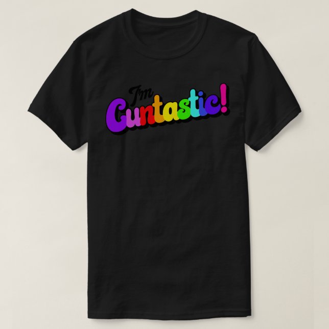 Var cuntastisk t shirt (Design framsida)