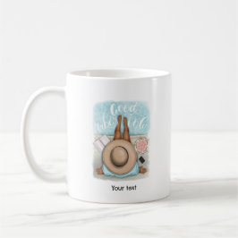 Vår-cykel-flicka Kaffemugg