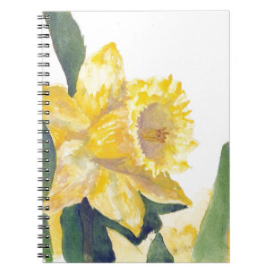 Vår Daffodils Anteckningsbok Med Spiral