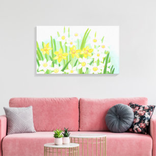 Vår Daffodils Canvastryck