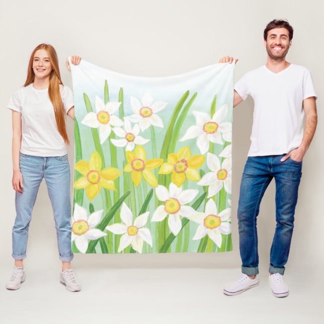 Vår Daffodils Fleecefilt (På plats)