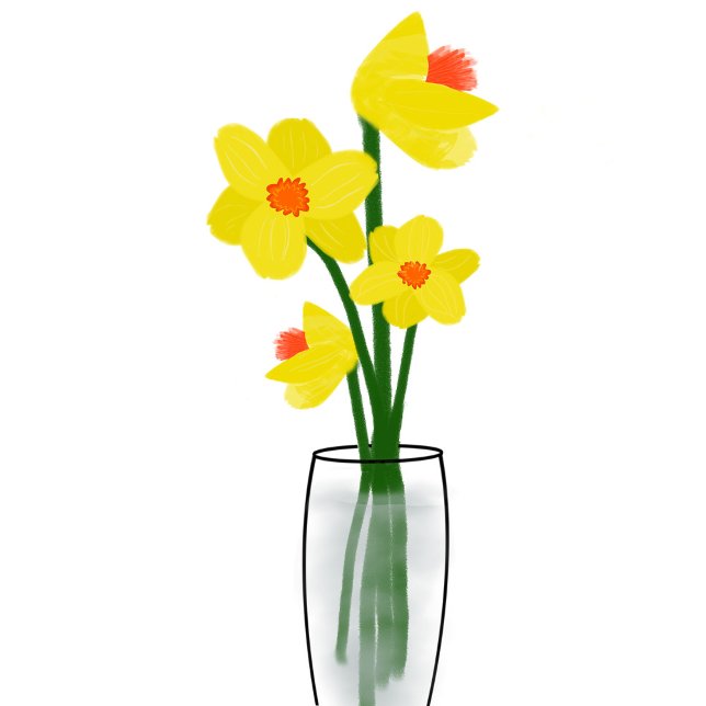 Vår Daffodils i Vas Stenunderlägg (Skapare uppladdad)