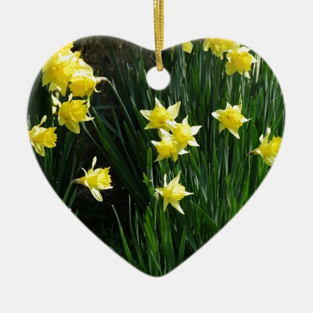 Vår Daffodils Julgransprydnad Keramik (Framsidan)