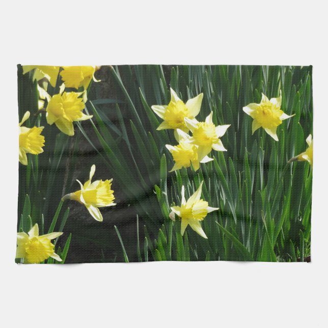 Vår Daffodils Kökshandduk (Horisontell)