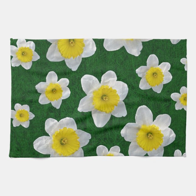 Vår Daffodils Kökshandduk (Horisontell)