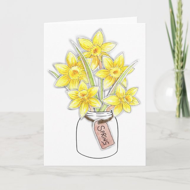 Vår Daffodils Kort (Framsida)