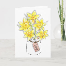 Vår Daffodils Kort