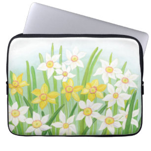 Vår Daffodils Laptop Fodral