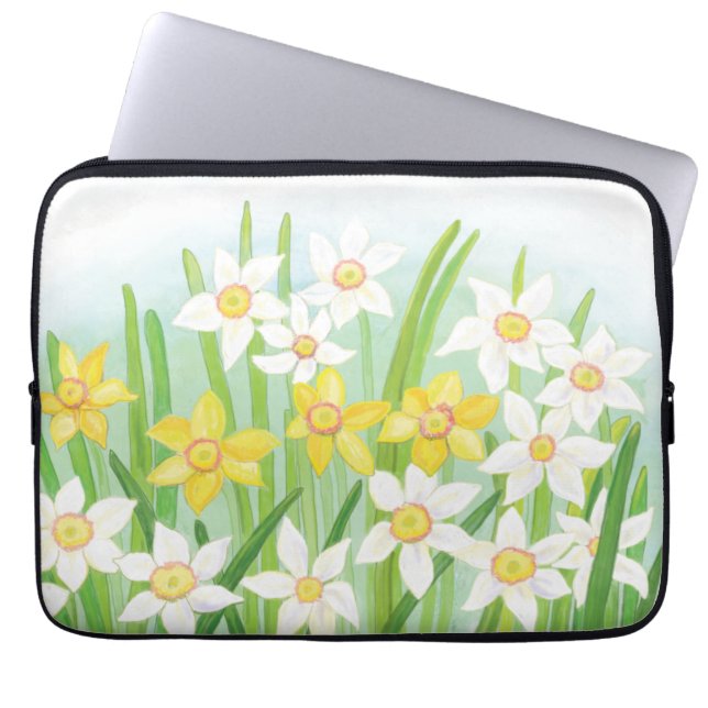 Vår Daffodils Laptop Fodral (Framsidan)