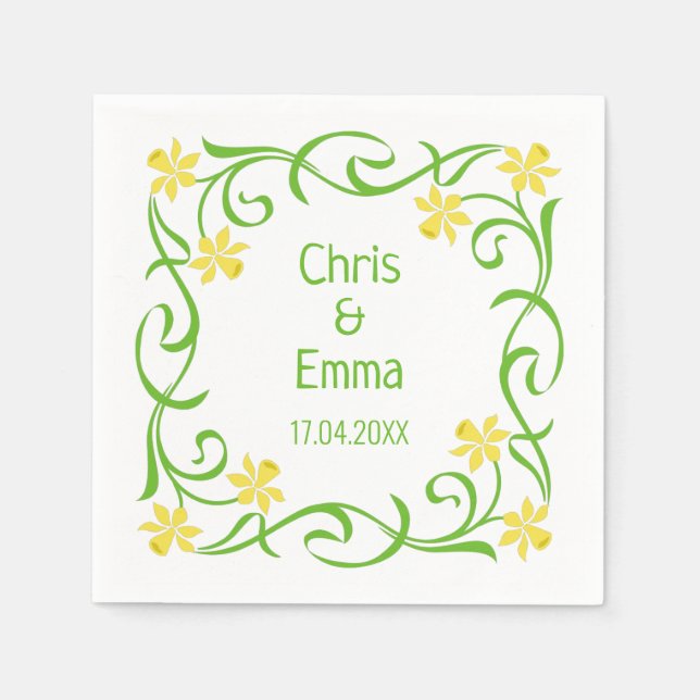 Vår Daffodils Pappersservett (Framsidan)