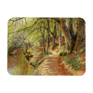 Vår dag i skogen av Peder Mork Monsted Magnet