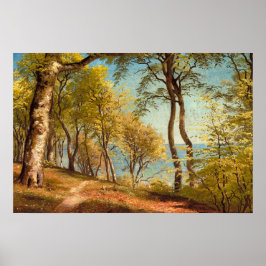 Vår dag i skogen av Peder Mork Monsted Poster