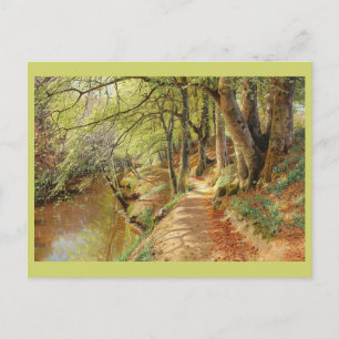 Vår dag i skogen av Peder Mork Monsted Vykort