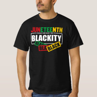 Var dag Svart Exellens Juneteenth-stolthet Design T Shirt