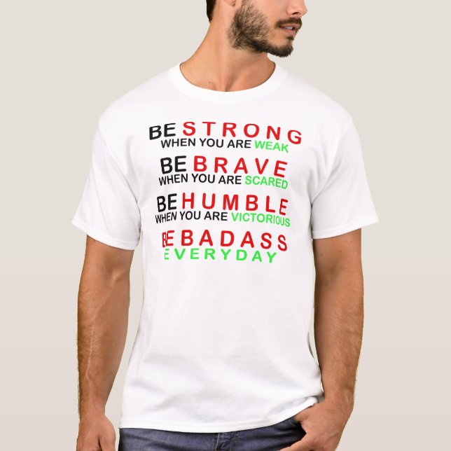 Var dagliga Badass T-shirt (Framsida)