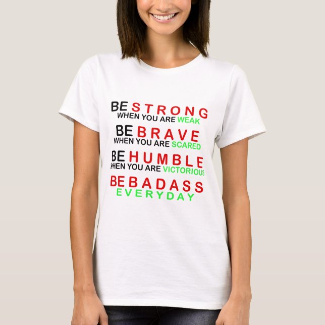 Var dagliga Badass T Shirt (Framsida)